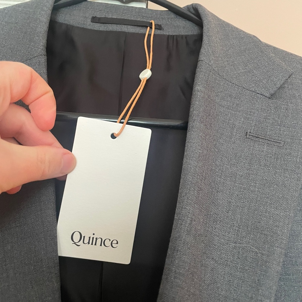 Quince Stretch Wool Blazer Size M new with tags